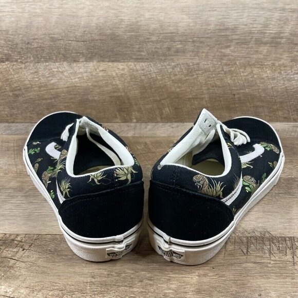 VANS Old Skool Desert Snake Black White Canvas Suede Mens 11 Womens 12.5 NEW - Picture 5 of 9